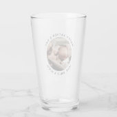 カスタム父の日かわいいミニマル写真集 タンブラーグラス (裏面)