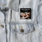 カスタム父の日かわいいミニマル写真集 缶バッジ (インサイチュ)