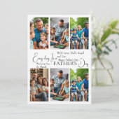 カスタム父の日のフォトカード 招待状 (スタンド正面)