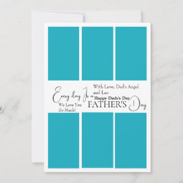 カスタム父の日のフォトカード 招待状