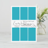 カスタム父の日のフォトカード 招待状 (スタンド正面)