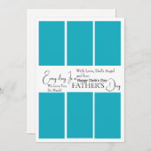 カスタム父の日のフォトカード 招待状 (正面/裏面)