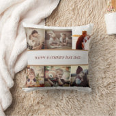 カスタム父の日の写真枕 クッション (ブランケット)