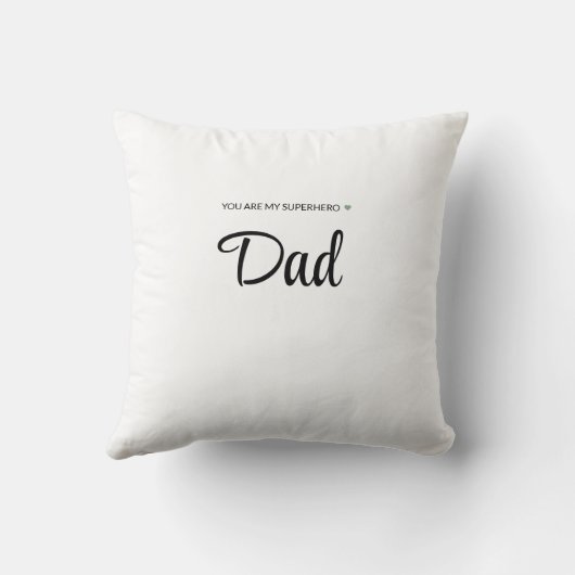 カスタム父の日の写真枕 クッション (裏面)