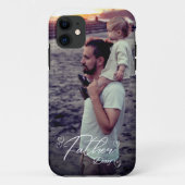 カスタム父の日の写真iPhoneケース Case-Mate iPhoneケース (裏面)