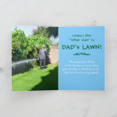 カスタム父の日カード | 草は緑ではない カード (内部)