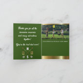 カスタム父の日グリーティングカードキッズキャンプ カード (内部)