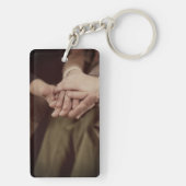 カスタム父の日フォトキーチェーン キーホルダー (裏面)