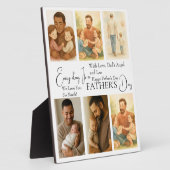 カスタム父の日フォトコラージュプラーク フォトプラーク (側面)