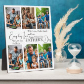 カスタム父の日フォトコラージュプラーク フォトプラーク (側面)