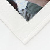 カスタム父の日フォトコラージュ最高のダディ フリースブランケット (角)