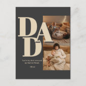 カスタム父の日フォトコラージュ | パパ文字 – シーズンポストカード (正面)