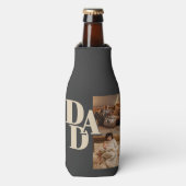 カスタム父の日フォトコラージュ | パパ文字 –  ボトルクーラー (ボトル正面)