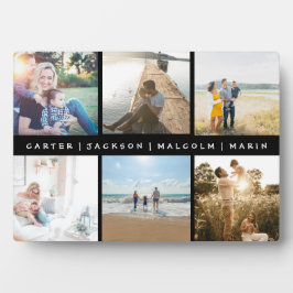 カスタム父の日フォトコラージュ フォトプラーク