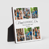 カスタム父の日フォトコラージュ フォトプラーク (正面)