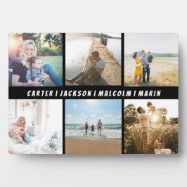 カスタム父の日フォトコラージュ フォトプラーク