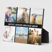 カスタム父の日フォトコラージュ フォトプラーク (側面)