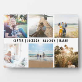 カスタム父の日フォトコラージュ フォトプラーク