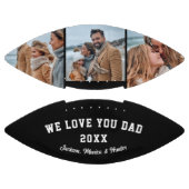 カスタム父の日フォトサッカー アメリカンフットボール (パネル)