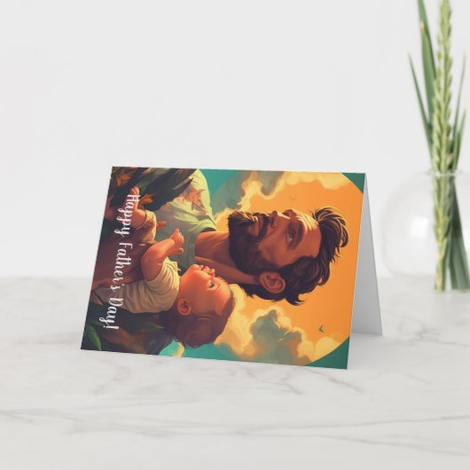 カスタム父の日札 サンキューカード (正面)