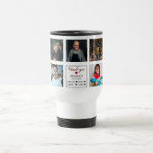 カスタム父の日Love You Grandpa 9 Photo Gift トラベルマグ (中央)