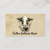 カスタム牛の牛の牛 名刺 (裏面)