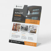 カスタム物性販売台座標識 台座サイン (正面)