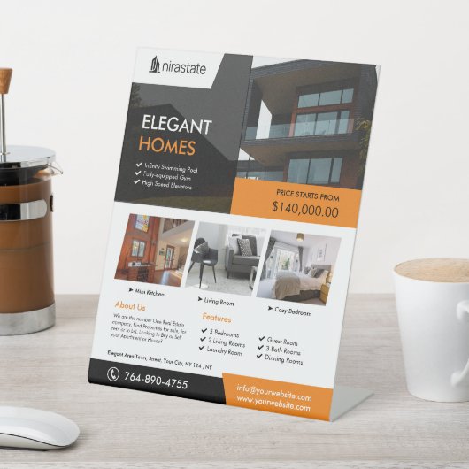 カスタム物性販売台座標識 台座サイン (インサイチュ)