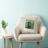 カスタム犬のペット写真と名前 クッション (椅子)