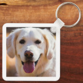 カスタム犬のペット写真 キーホルダー (裏面)