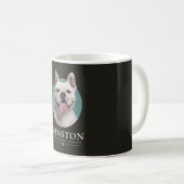 カスタム犬の写真と名前 コーヒーマグカップ (正面右)