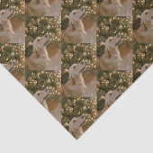 カスタム犬の写真カスタムペット写真クリスマス 薄葉紙 (詳細)