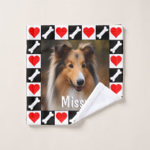 カスタム犬の写真パーソナライズされた写真と文字