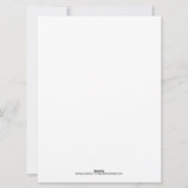 カスタム犬の写真父の日のカード シーズンカード (裏面)