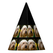 カスタム犬の写真2nd誕生日パーティーパーティー帽子 パーティーハット (裏面)