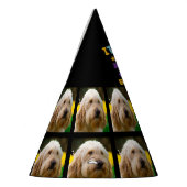 カスタム犬の写真2nd誕生日パーティーパーティー帽子 パーティーハット (左)