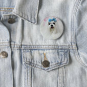 カスタム犬の写真|オーダーメイド ペット ピンバッジ (インサイチュ)