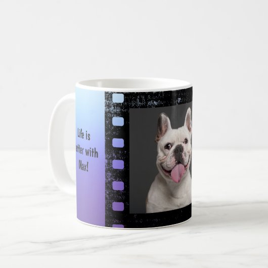 カスタム犬の写真 コーヒーマグカップ (正面左)