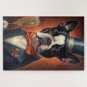 カスタム犬の写真 ジグソーパズル (横)