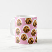 カスタム犬の写真 | ペットパーソナライズされた顔プレゼント コーヒーマグカップ (正面左)