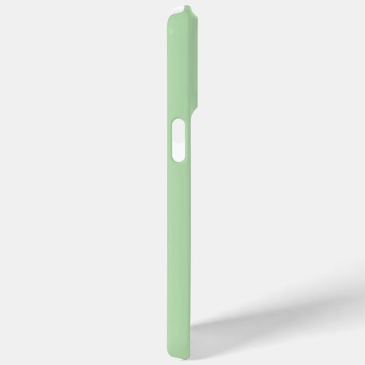 カスタム犬の写真 – Pastel Green with Pet Name - Case-Mate iPhoneケース (裏面 / 右)