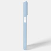 カスタム犬の写真 – Powder Blue with Pet Name - Case-Mate iPhoneケース (裏面 / 右)