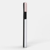 カスタム犬の写真iPhoneケース | パステルピンク&名前 Case-Mate iPhoneケース (裏面/右)