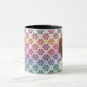 カスタム犬の母、犬のパパ、贈り物のパーソナライズ マグカップ (中央)