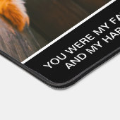 カスタム犬の記念写真 デスクマット (コーナー)