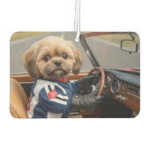 カスタム犬の車用芳香剤 楽しいギフト カーエアーフレッシュナー (裏面)