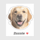 カスタム犬の顔ステッパーソナライズされたク – Pet Photo シール (シート)