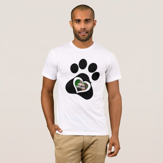 カスタム犬フォトティーパーソナライズされた- Pet Lover Gift Tシャツ (正面フル)