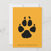 カスタム犬フォトファーザーズ ノートカード (裏面)