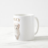 カスタム犬フォトマパーソナライズされたグ – ペット コーヒーマグカップ (正面右)